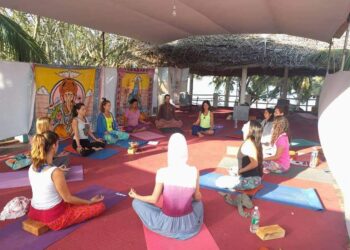 Yoga in Goa, India