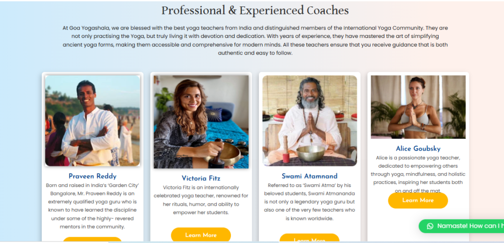 Experienced and Qualified Instructors