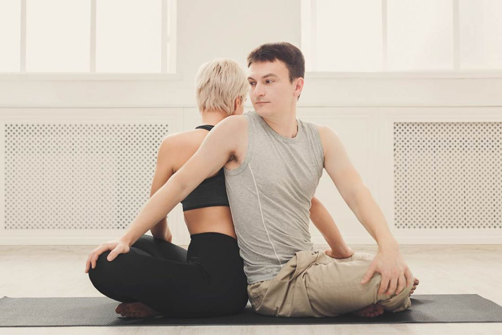 Partner Twist Pose